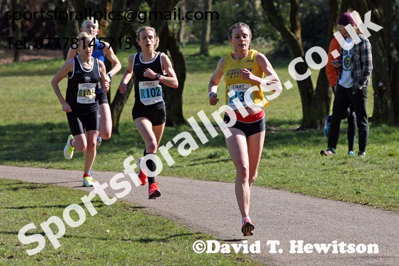 Senior womens Northern 6 Stage Road Relay Champs., Birkenhead Park. Photo: David T. Hewitson/Sports for All Pics